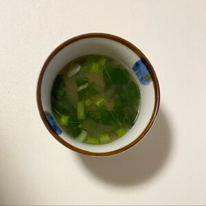 小松菜のお味噌汁✧˖°